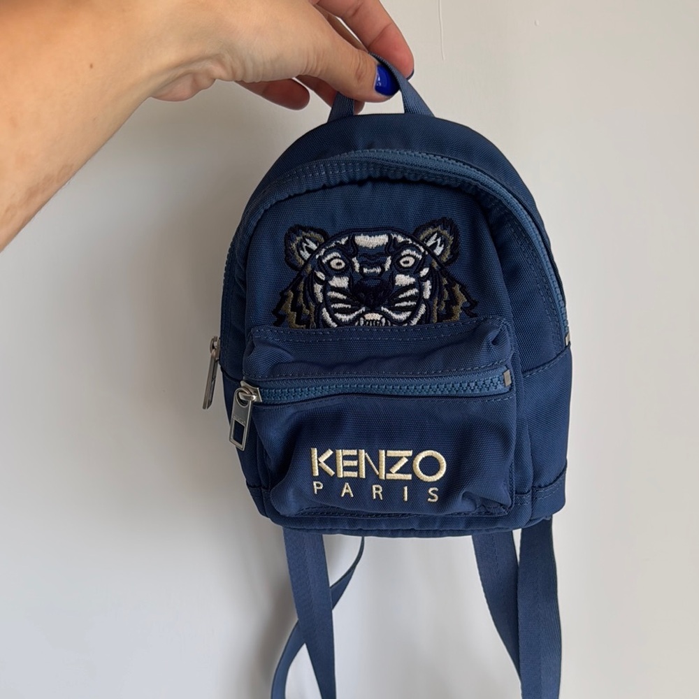 Kenzo Kids Blue Mini Backpack
